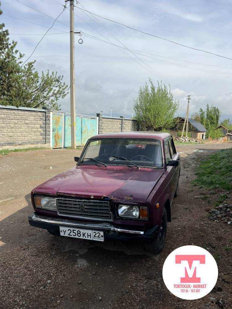 Ваз 2107 сатылат абалы жакшы мотор каробка мост жакшы 80000 мин малга алмашу жолдору бар