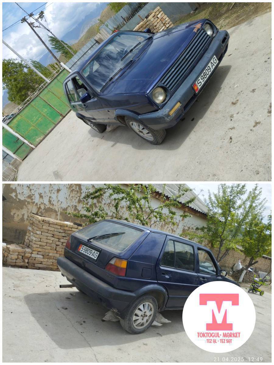Volkswagen Golf 2 
Объем 1,8  кап ремонт болгон
Коробка 5 ступка
Электронный карбюратор 
Титан дискаларда 
Баасы 140 мин Кеми бар