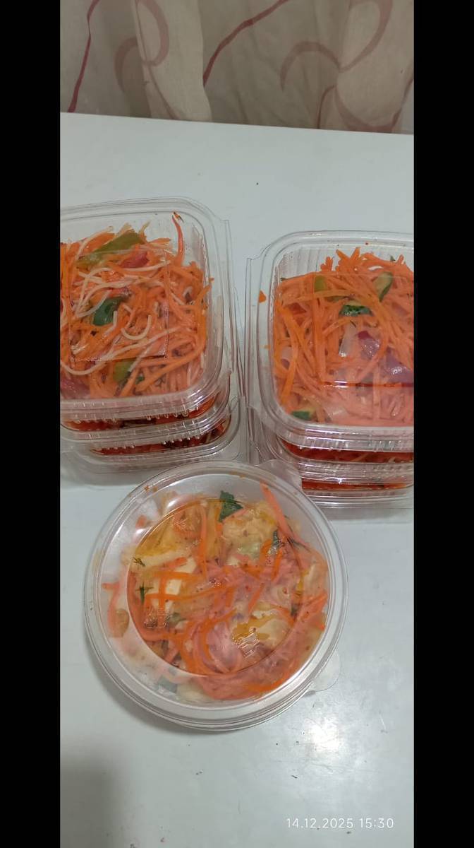 Холодец сонун этуу дамдуу Витаминдуу салаттар сатылат свежий доставка бар