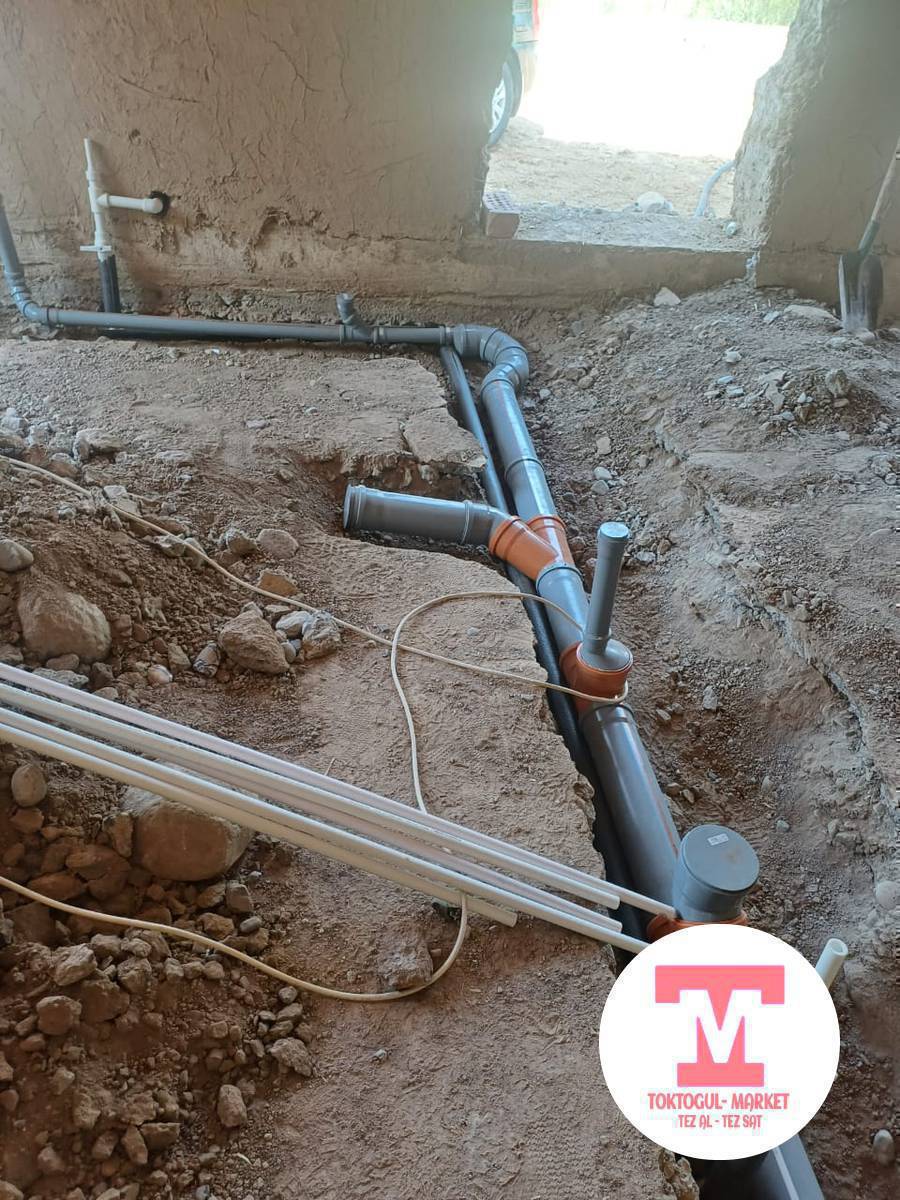 Септик траншей казабыз уйго таза суларды киргизебиз сантехника жумуштарды кылабыз жана башка иштерди жасап беребиз