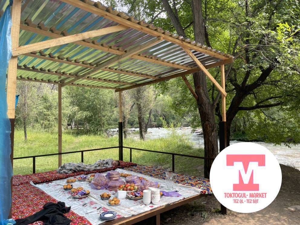 Эс алуу жайы 
Уч арал иштеп жатат.боз уйлор,танчандар бар
Келип эс алып кетиниздер
Форель 🐟 🐠бар