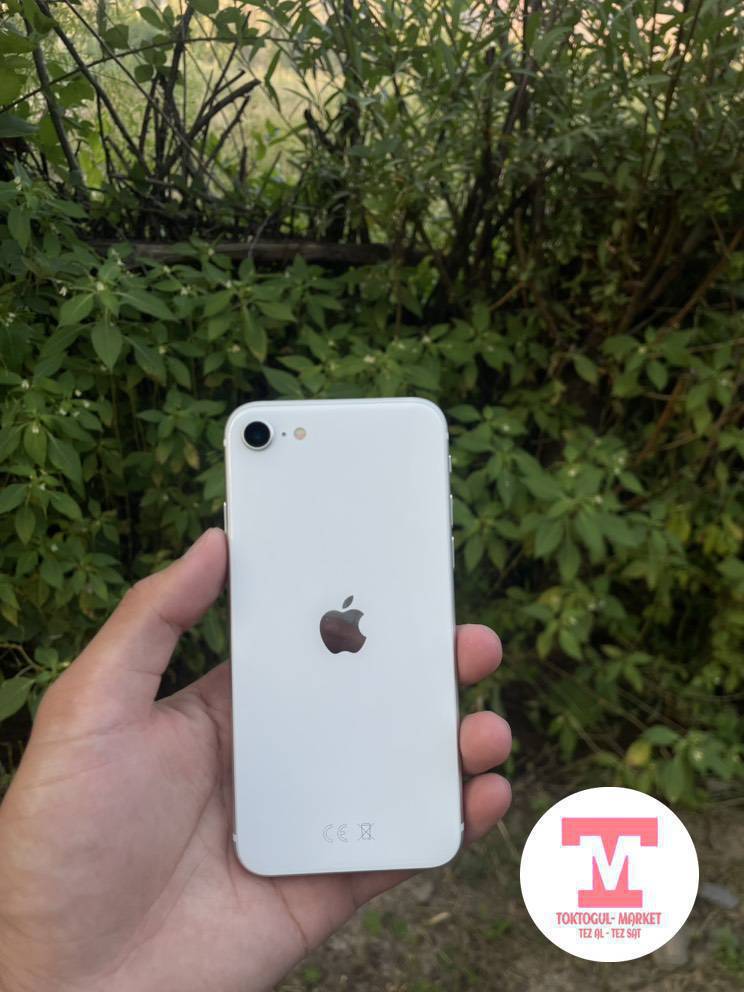 Iphone SE 2020 белый 64гб акб 83% Идеал только алам дегендер жазгыла