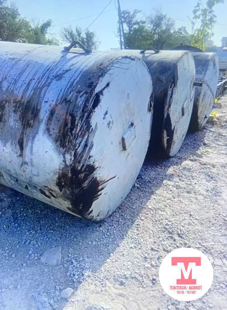 Бочка 25тонналык 
300тук темир турба алам , узундугу 3метрден ойдо 40метрге чейин