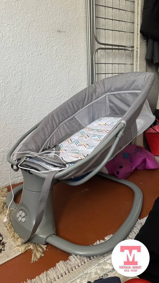 Электрокачеля/шезлонг для малышей жап Жаны такыр колдонгон жокпуз 10 минге алгам 8 Ге берем если что суйлошобуз