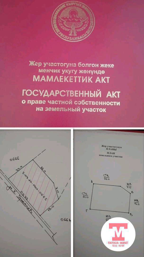 Там уч-теректе.Базарга жакын.Алмашу жолдору бар.