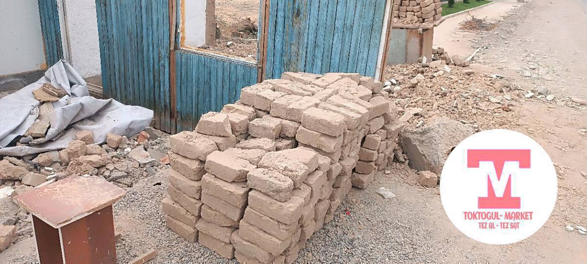чийки кирпич сатылат 6сом 1000 шт бар