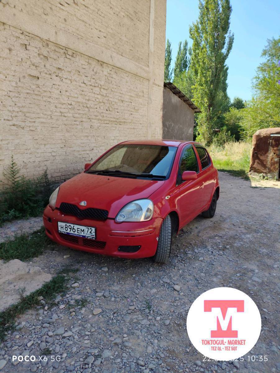 Тойота витз сатылат жылы 2002 об 1 стс ПТС страховка баары бар
