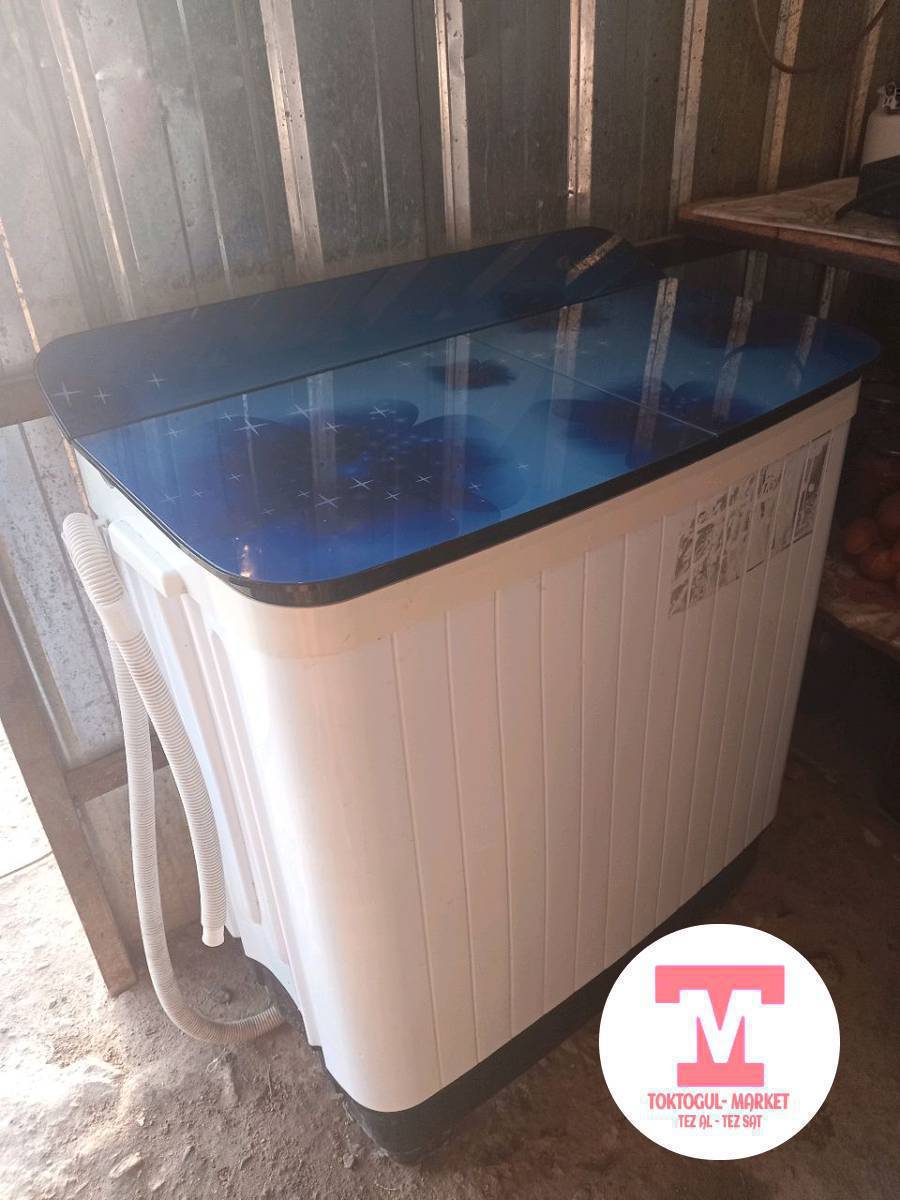 пол автомат кир машынасы сатылат баасы 7000 аз убакыт колдонулда акча керек болуп сатылып жатат иштешинде праблема жок бары жаны