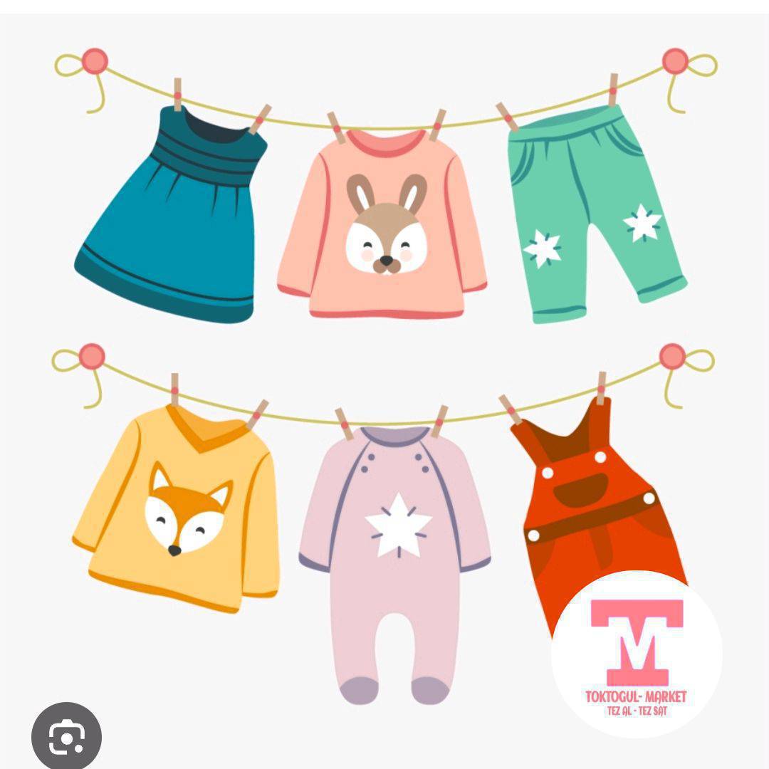 0-1 жашка чак эркек, кыз аралаш 2 пакет кийимдер бар. жайкы да кышкысы да бар. Бекер берем