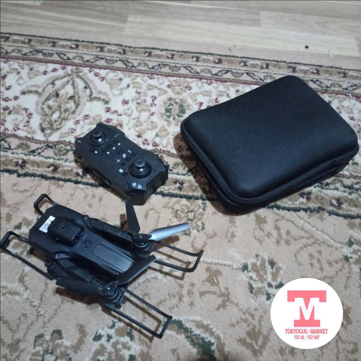 Дрон саатылат Абалы жакшы Двойной Камера 2к Комплект Сумка ,Зарядка , Кошумча канаттар, Защита