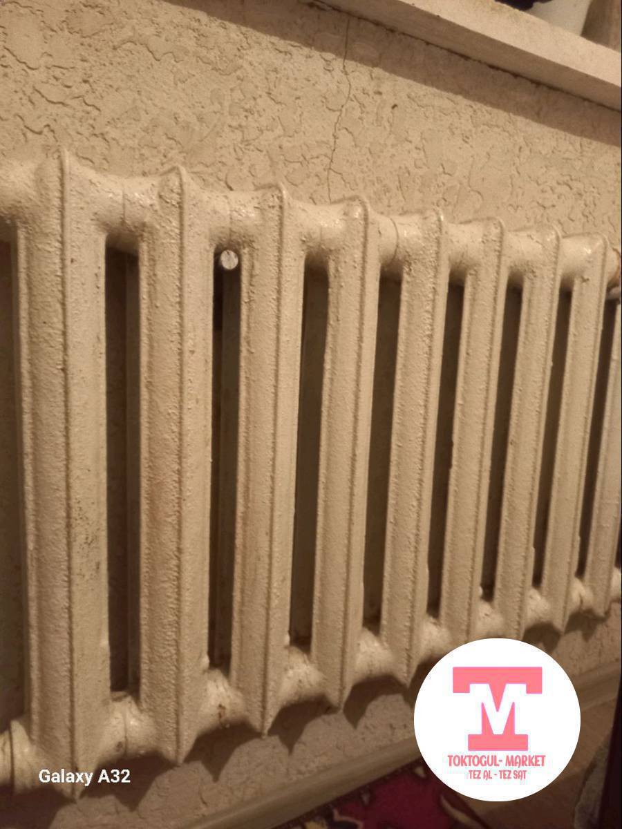 чугунный радиатор сатылат иштеп жаткан жеринен чечилген