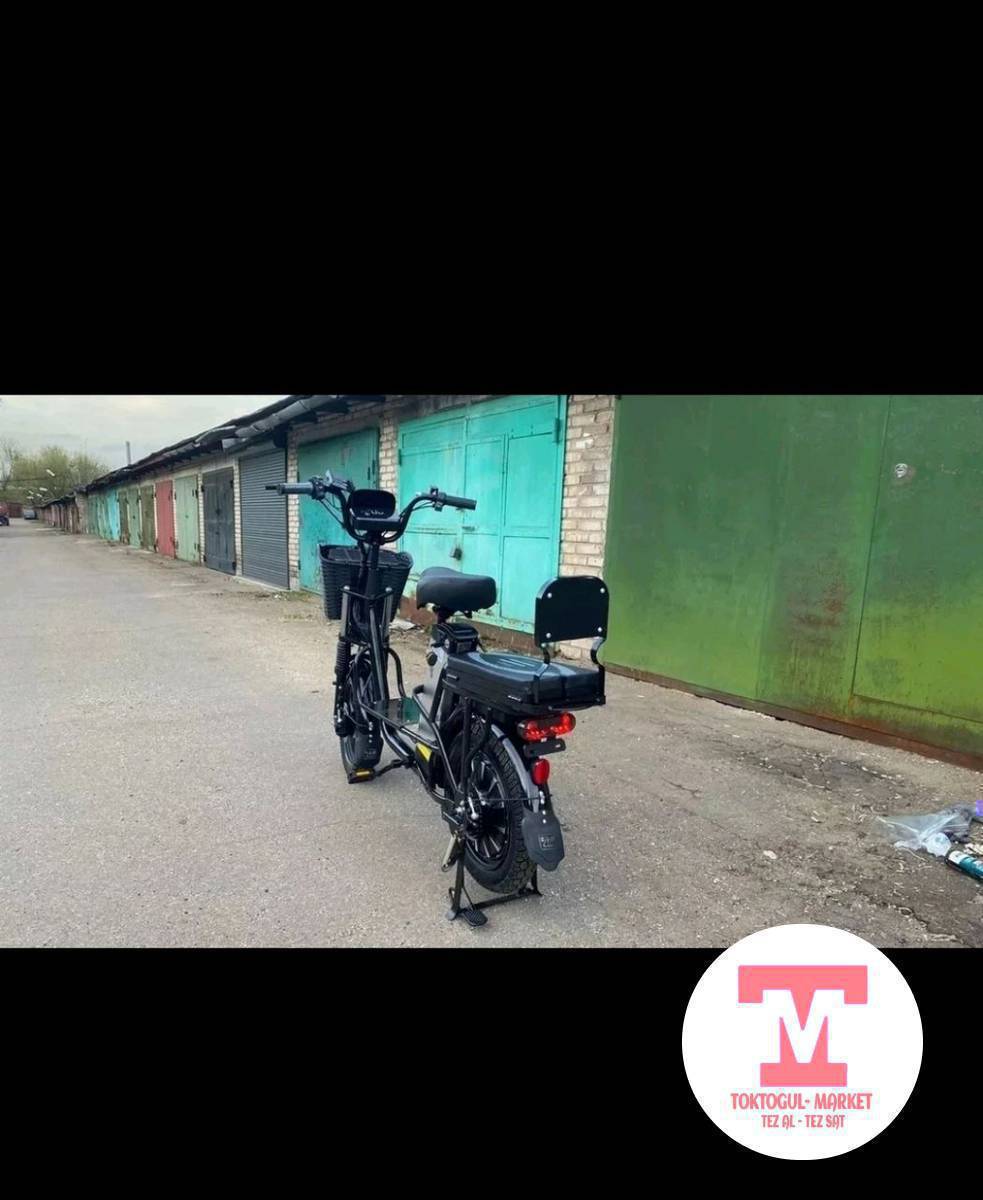 Электровелосипед сатам жаны каропкасы менен келген 1 ай болду жаны бойдон , Аудио громко говорить менен суйлошсо болот, МР 3 музыка, старт стоп, пульт, поворотник , фара лед,ылдамдыгы 72 кармайт ,,200 кг тартат  тоого чыгат,кой кайтарганга , мал караганда расход жок ,