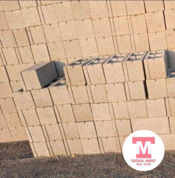 170штук 20-лык пескоблок бар 35сомдон берем