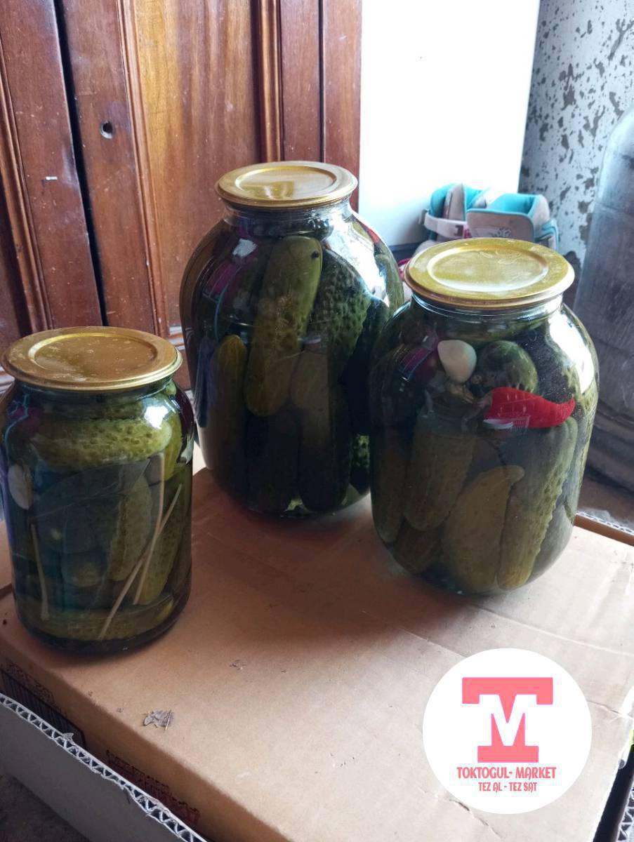 туздалган бадырандар компоттор сатылат