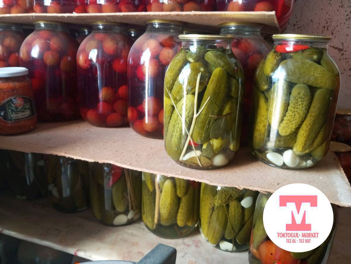 туздалган бадырандар компоттор сатылат