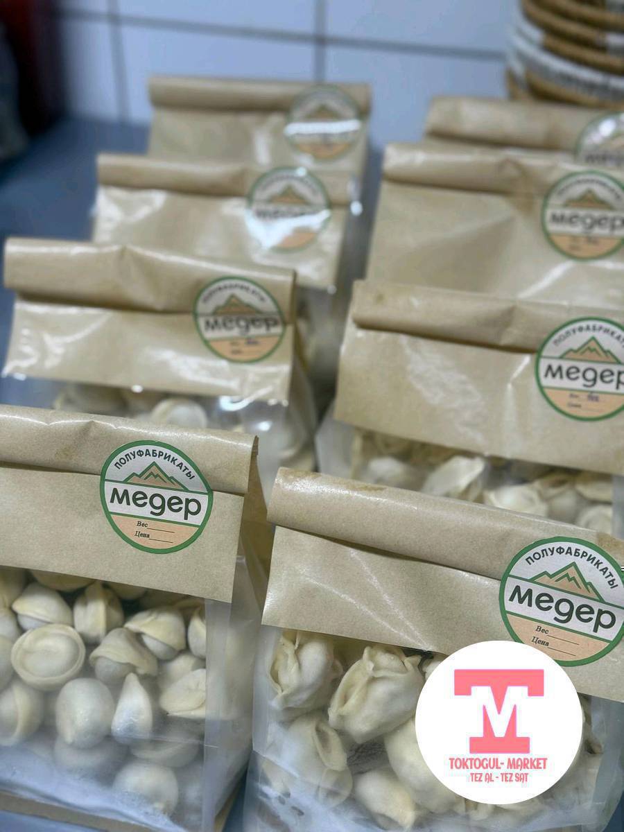 Полуфабрикаттар бар  мантынын турлору, пельмень, каттама, вареники, самсы 
магазиндер жана кафелер менен кызматташууга даярбыз