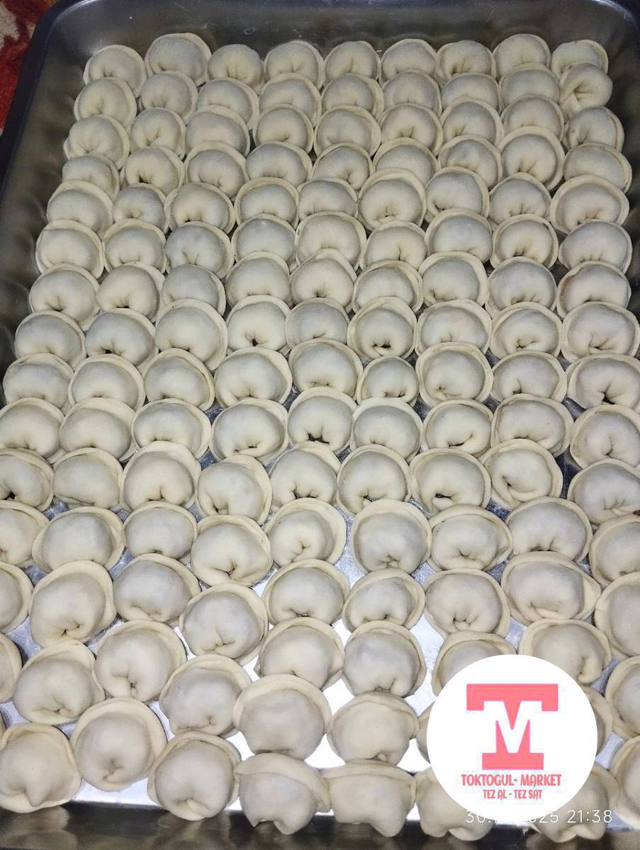 Таза эттен жасалган пельмени бар 
1кг 350 сомдон