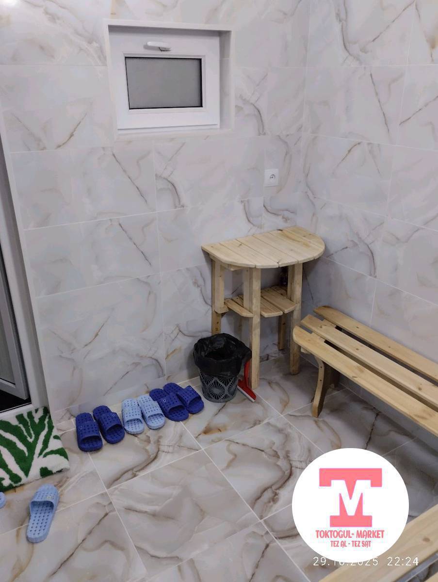 Тынчтык 98 БАНЯ кунуго иштеп жатат!Ичи таза, ыссык 150сомдон саатына.
