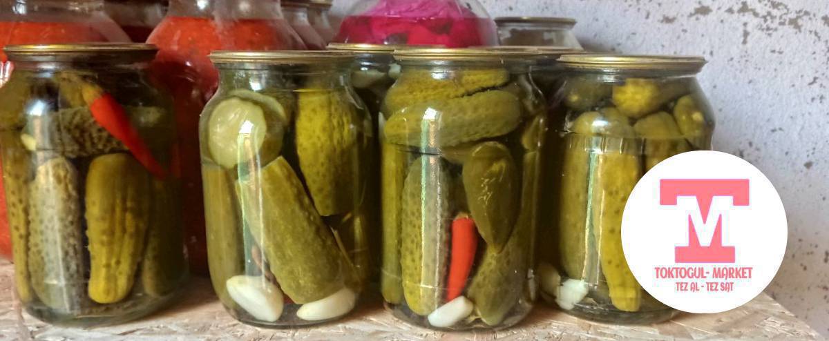 туздалган бадыран компоттор сатылат