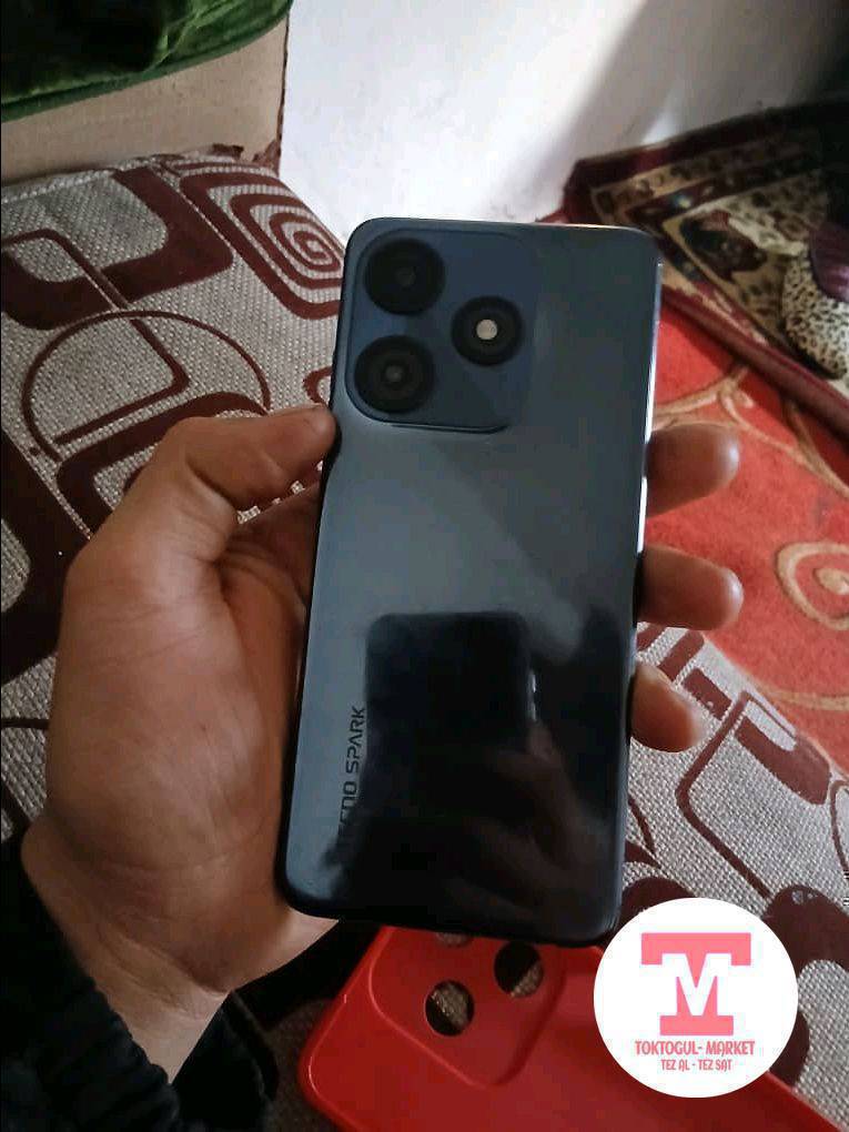 TECNO   SPARK 10C сатылат баасы 8500 абалы ото жакшы Родной экран ремонт жеген. эмес алып которуш эле керек. памят 128гб  4+4оперативный памят Россиядан TECNO компаниясынан алгам
