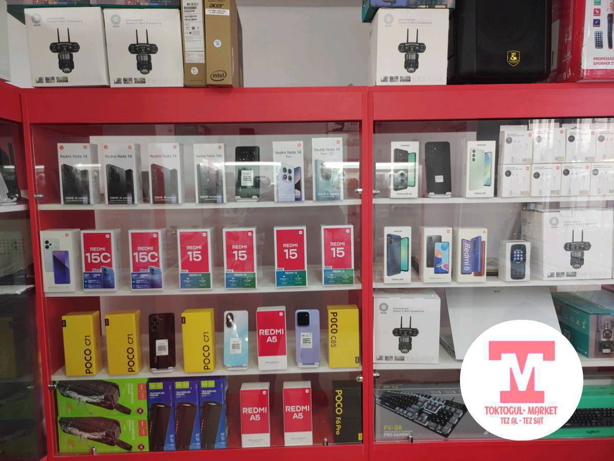 ТОКТОГУЛ МАРКЕТ дуконундо жаны телефондор келди рассрочка через банк берилет ошондой еле наружный камералар бар смарт часы турлору бар келип тандап алып кетиниздер.