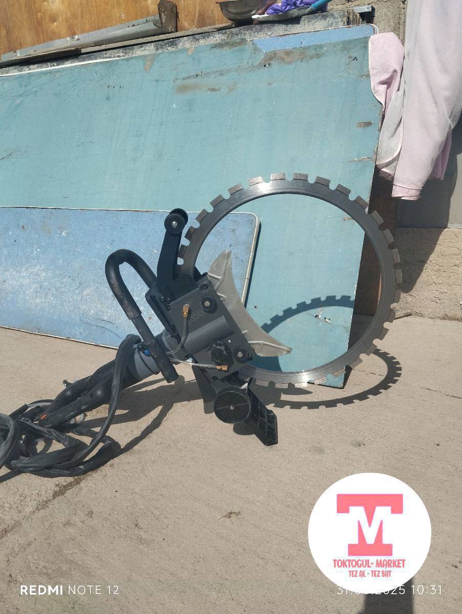 Бетон кесебиз Фитешка дымахот тешебиз Жана Сантехника жазайбыз Лиса арендага берилет 0700653010