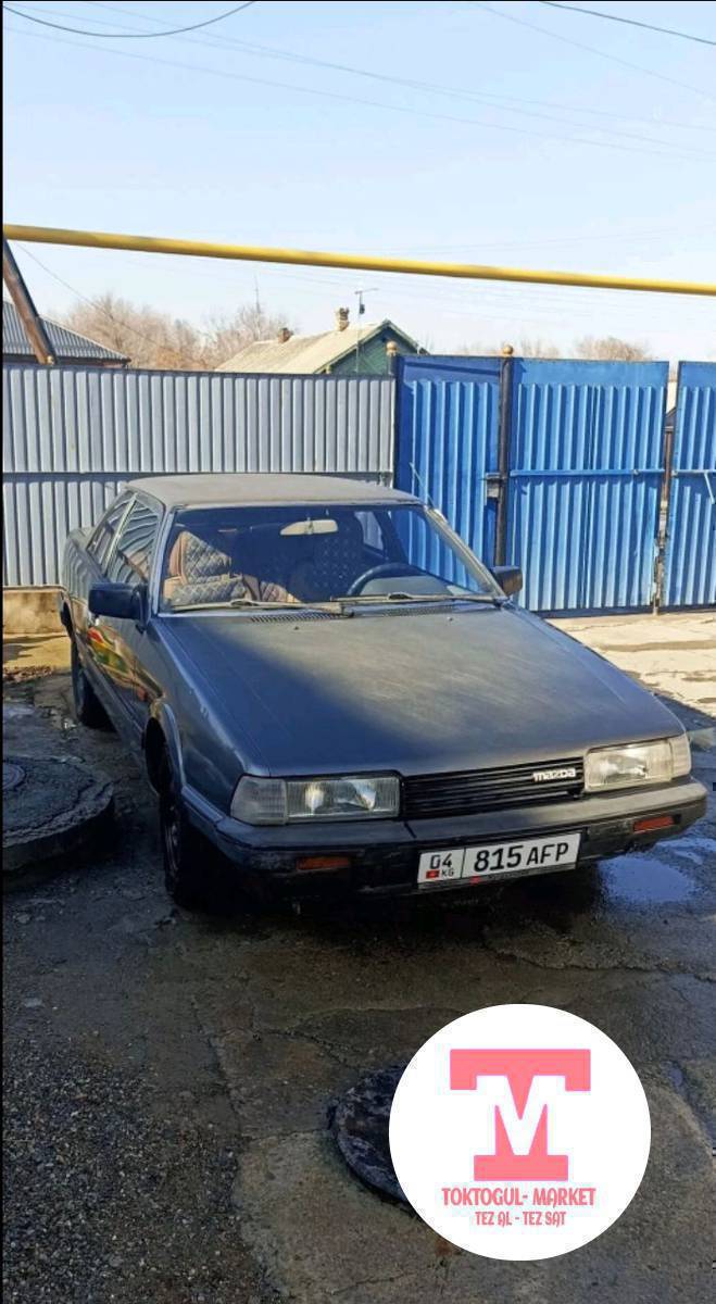 Мазда 626 купе. Жылы 1986, 2-обьем инжектор. Руль гидрач, айнектер электропакет, электроника, печкасы баары иштейт. Штраф жок. Кышкы дөңгөлөктө.