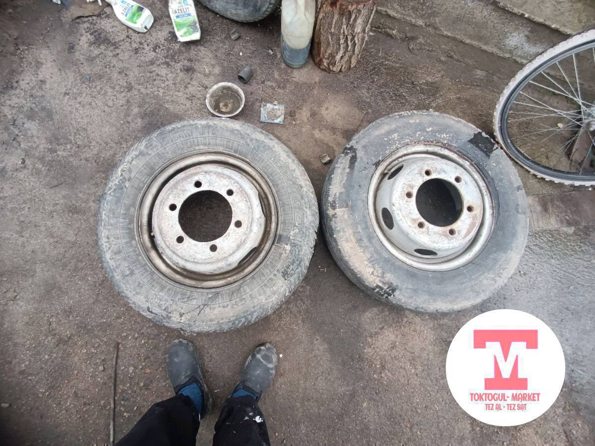 диска балону мн сатылат 225-75-R16 баасы 12мин сом