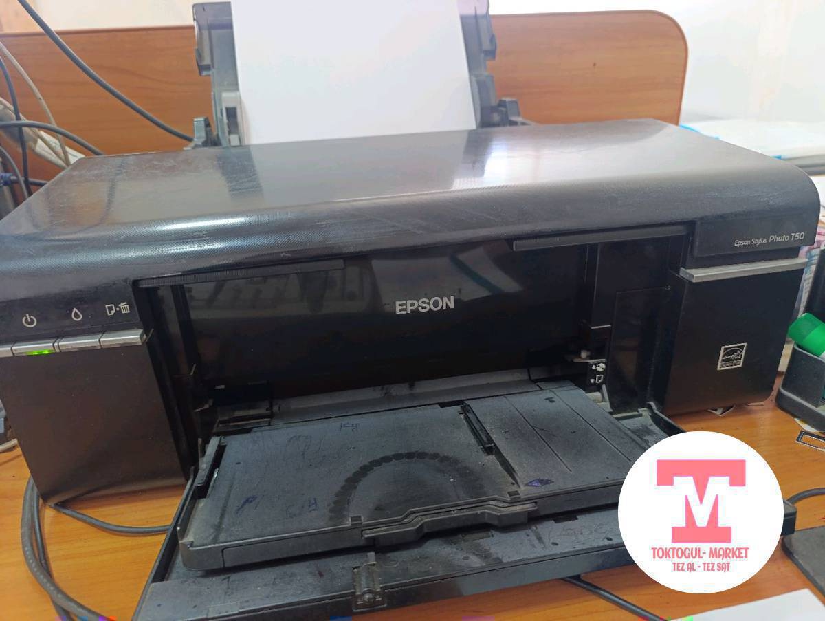 Цветной принтер сатылат! epson t50
6 краска