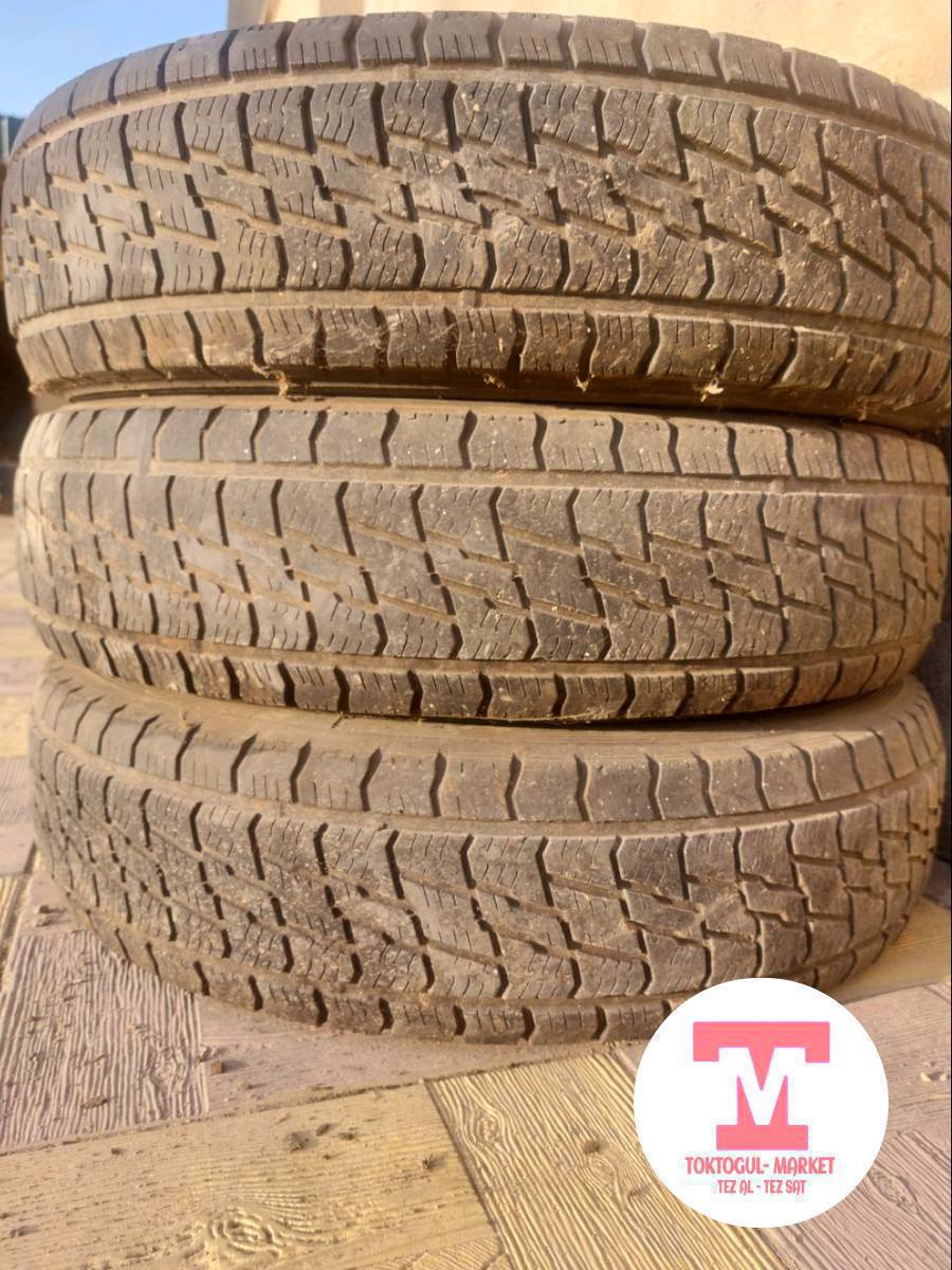 Нивага жайкы 3 даана дөнгөлөк сатылат размери 185/75/16 абалы б/у баасыы 3000 сом