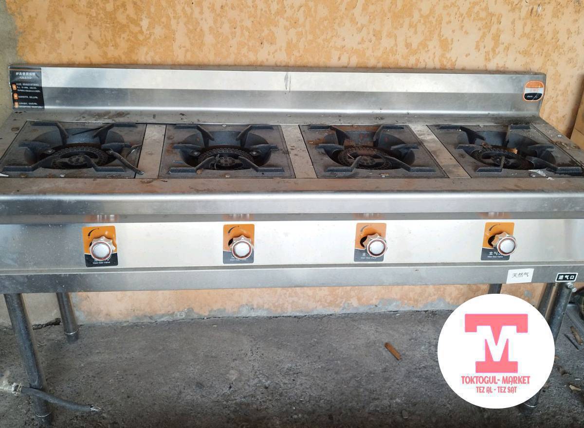 Ассалому алейкум, газовая плита сатылат торт коздуу жаны боюнча такыр иштетилбеген.