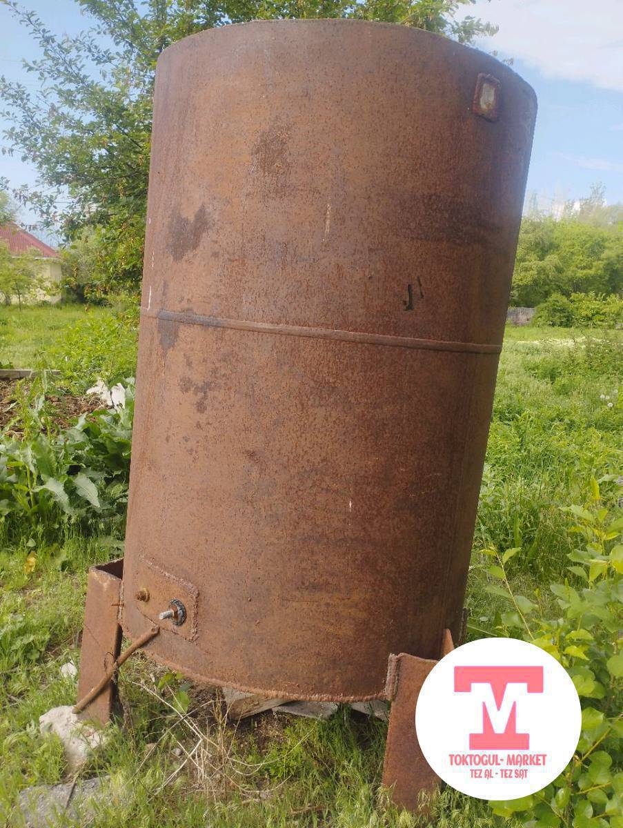 2 тонналык калын темир бочка сатылат келишим баада